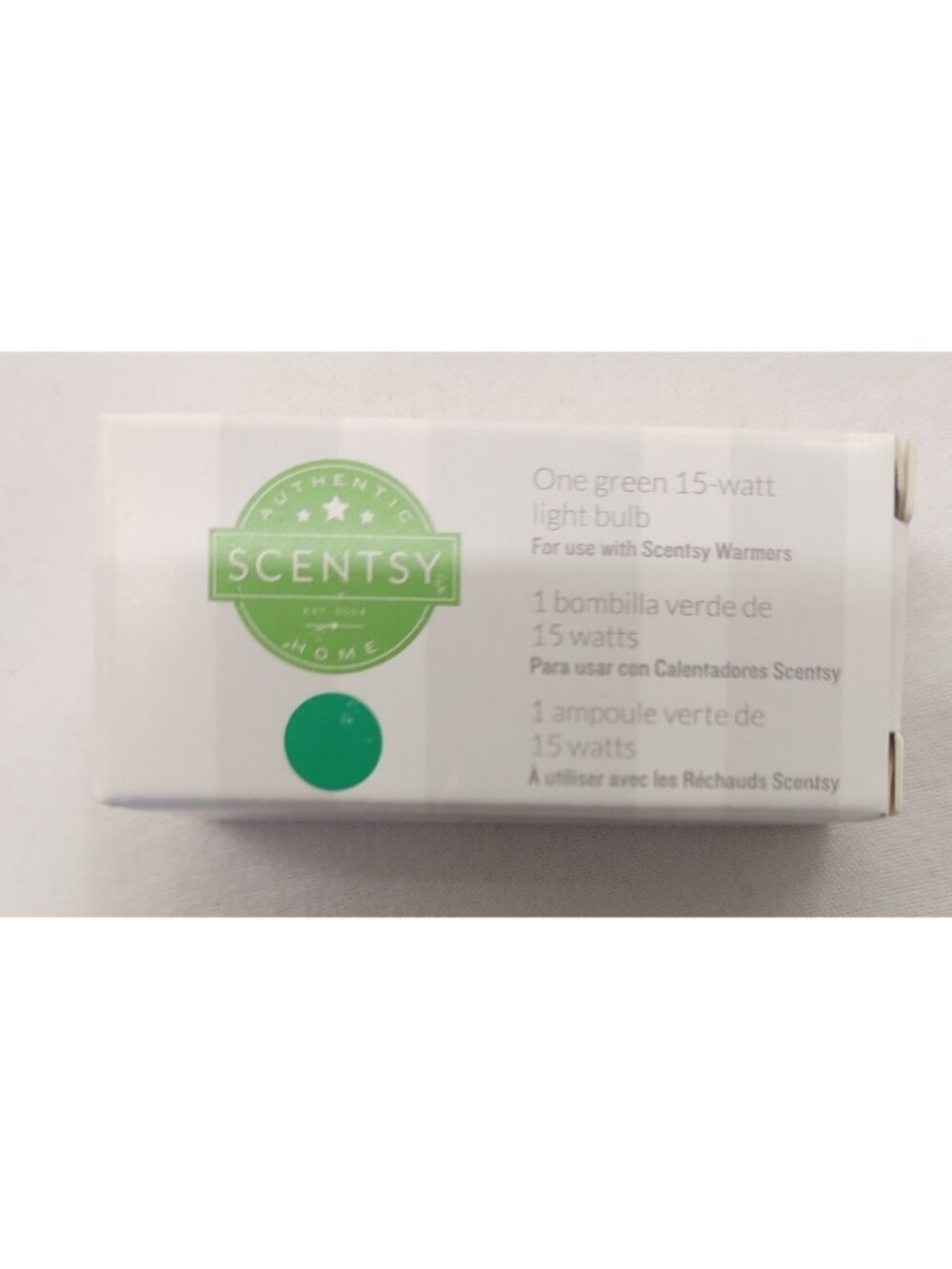 Scentsy Authentic Replacement Light Bulb 15 Watt Green For Mini Nightlight New